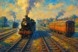 Impressionistisk tågresa