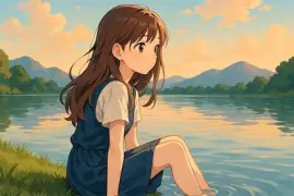 寧靜的湖畔時光