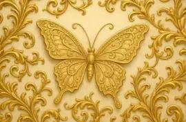 Złoty motyl