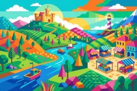 Landscape Cozy Cityscape jigsaw puzzle