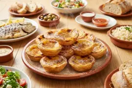 Portugiesischer Pastéis De Nata-Pudding