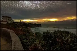 Vue sur l 'Atlantique depuis Anglet