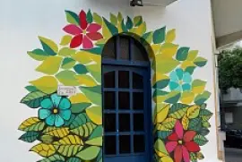 Portal florido jigsaw puzzle