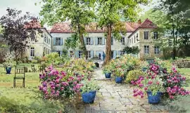 פאזל של Aquarelle maison