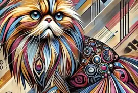 Persian Cat. etsy.com