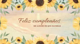 Feliz cumpleaños