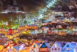 פאזל של Bergen-Noruega