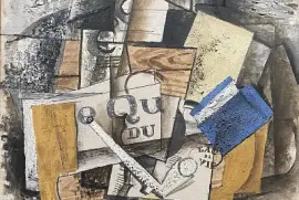 Braque nature morte à la pipe jigsaw puzzle