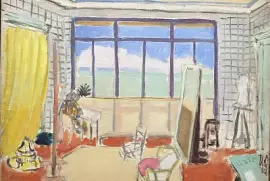 Matisse intérieur d 'atelier à Nice jigsaw puzzle