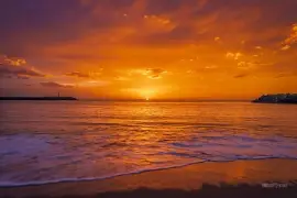 Coucher de soleil Saint Jean de Luz