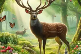 Il leone la lepre e il cervo