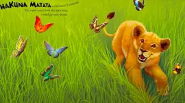 Simba happy jigsaw puzzle