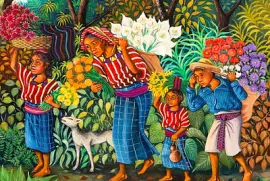 peinture naïve péruvienne jigsaw puzzle