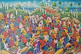 marché en Haïti jigsaw puzzle