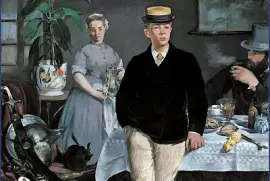Manet le déjeuner dans l 'atelier