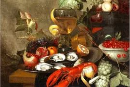 Nellius 1700 nature morte au homard