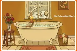 Salle de bain vintage