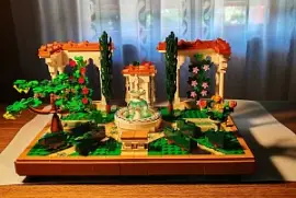 Giardino con fontana jigsaw puzzle