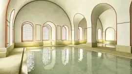 Roman Bath - Thermes de Chassenon - France