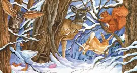 горски животни през зимата