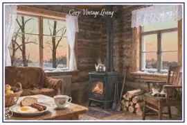 P 'tit déj au coin du feu