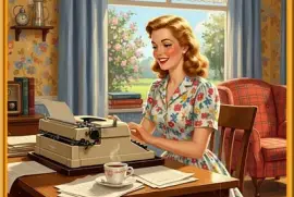 Secrétaire dans les années 40