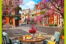 Déjeuner en terrasse