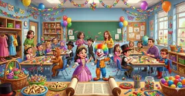 חגיגת פורים נהדרת בכיתה