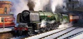 At Carlisle Citadel Stattion in the mid 1950s