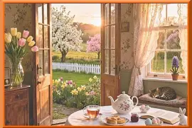 Soirée de printemps tranquille