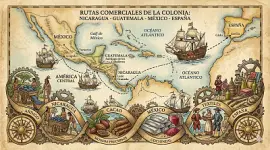 mapa colonial de Nicaragua