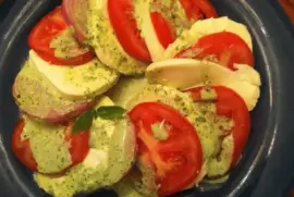 tomato and mozzarella