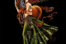 guerrera con caballo