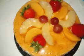 Pastel de mango!