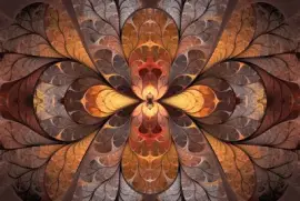 autumn stained glass