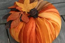 cloth pumpkin