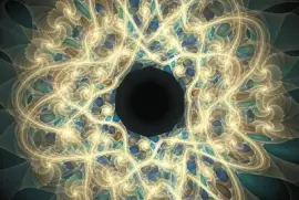 fractal turquoise jigsaw puzzle