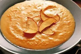 פאזל של curried sweet potato soup