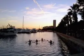 en el puerto de alicante