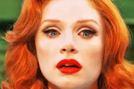 פאזל של rostro mujer asustada