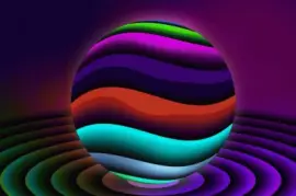 Wavy Sphere abstract