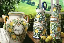 Limoncello Jars  Capri  Italy