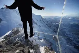 TELEFÃ‰RICO EN LOS ALPES. jigsaw puzzle