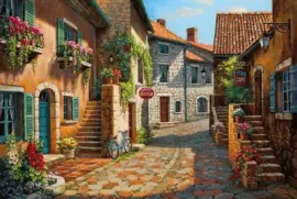 Paisaje de una villa