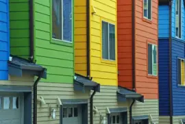 Casas coloridas