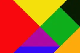 Tangram jigsaw puzzle