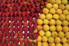 Fresas y Duraznos