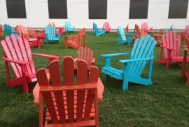 Chairs near Niagra Falls New York