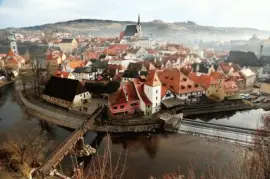 ÄŒeskÃ½ Krumlov. RepÃºblica checa jigsaw puzzle