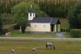 Capilla en estancia patagÃ³nica. Argentina jigsaw puzzle